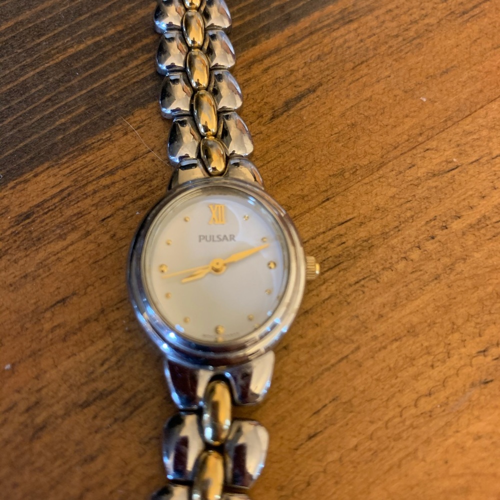 Ladies Pulsar Watch Two Tone Color...